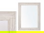 Giftdecor Espejo 38x48 cm con Marco Gris Natural de Madera MDF y Vidrio (Set de 6)