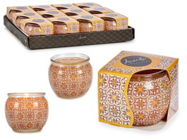 Acorde Vela Oriental Té Amarillo 7.5x6.3x7.5 cm (Set de 12)
