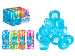 Leknes Set 18 Cubitos Hielo Surtidos Colores Plástico 6.5x16x6.5 cm (Set de 48)