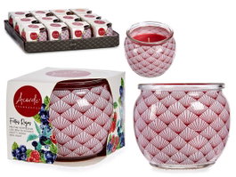 ACORDE Vela Perfumada Tarro Cristal Frutos Rojos