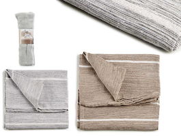 Giftdecor Multiusos Rayas Surtidos Colores 130 x 160 cm (Set de 12)