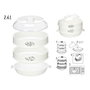 Kinvara Vaporera de Microondas 2,4L Blanco (Pack de 12)