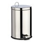 Berilo Papelera de Acero Inoxidable 20L Plata con Pedal