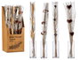 Giftdecor Ramillete Blanco y Natural Surtido 96 cm de Alto 12 cm de Ancho 10 cm de Largo en Fibra Natural (Set de 24)