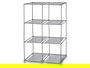 Kipit Organizador 6 Huecos Gris 35 x 102 x 68 cm (Set de 12)