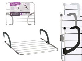 Arte Regal Tendedero Aluminio 7m Mango Plástico Colores Surtidos Plata Blanco Gris Oscuro Gris Claro 63x2.5x50cm (Set de 12)