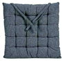 GIFTDECOR Cojín para Silla Liso Gris Oscuro