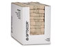 Giftdecor Cojin Silla Rayas Crema 40x5.5x40 cm (Set de 12)