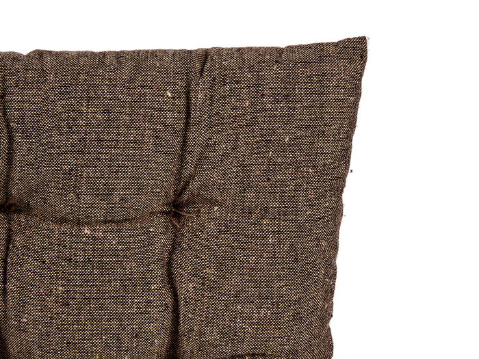 Giftdecor Cojín Silla Liso Marrón, 40x40x5.5 cm, Interior 100% Algodón, Exterior 80% Algodón 20% Poliéster (Set de 12)