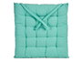 Giftdecor Cojin Silla Liso Turquesa 40x40x5.5 cm (Set de 12)