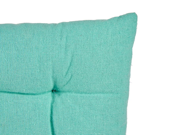 Giftdecor Cojin Silla Liso Turquesa 40x40x5.5 cm (Set de 12)