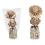 GIFTDECOR Bouquet de madera con flor natural surtido