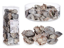 Giftdecor Bolsa Hojas Flores Natural 9 cm x 27 cm x 9 cm (Set de 12)