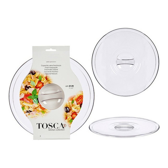 Stefanplast Tapa Plástico Tosca Transparente 29cm