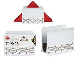 Stefanplast Servilletero Plastico Beige Tosca 15x8.8x11 cm (Set de 8)