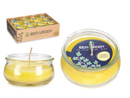 Ibergarden Vela Tarro Bajo Citronela Amarillo