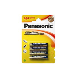Panasonic Pila Alcalina LR03 AAA 1.5V Blister 4 Unidades