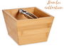 Kinvara Caja Bambú con Cascanueces 16 x 11 x 16 cm (Set de 12)