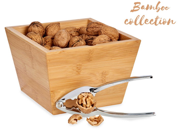 Kinvara Caja Bambú con Cascanueces 16 x 11 x 16 cm (Set de 12) Kinvara Caja Bambú con Cascanueces 16 x 11 x 16 cm (Set de 12)