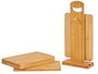 Kinvara Set 6 Tablas de Bambú con Soporte | 14 x 31 x 6.5 cm (Set de 6)
