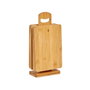 Kinvara Set de 6 Tablas de Bambú con Soporte Marrón