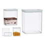 GONDOL Tarro Plástico Hermético Rectangular 3,3L Transparente