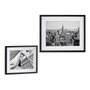 Giftdecor Cuadro Surtido Edificios con Marco Negro 43x53cm