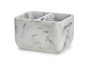 Kinvara Estropajero Doble Mármol Blanco Resina 12x11x9 cm (Set de 18)