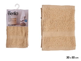 Berilo Toalla Lisa Color Crema 30x50 cm