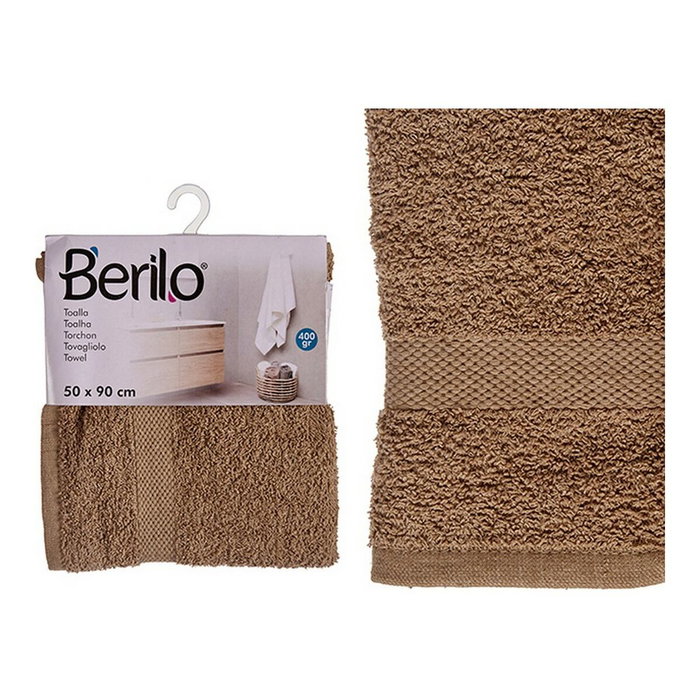 Berilo Toalla Lisa Color Camel 50x90 cm Berilo Toalla Lisa Color Camel 50x90 cm