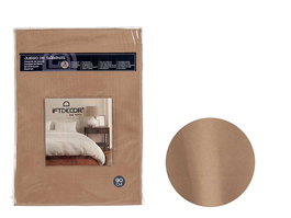 Giftdecor Set 3 Sábanas 90cm Marrón - Sábanas de Poliéster Suave, No Encoje, No Pierde Color (Set de 12)