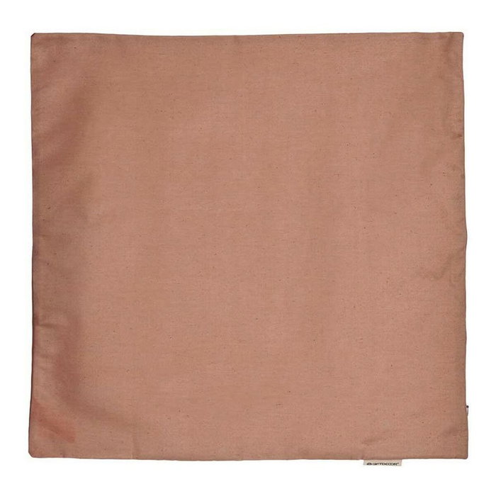 GIFTDECOR Funda Cojín con Cremallera Marrón 60x60 cm