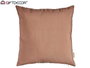 GIFTDECOR Funda Cojín con Cremallera Marrón 60x60 cm