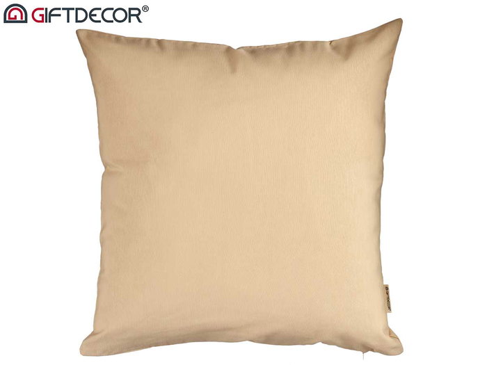 Giftdecor Funda Cojín con Cremallera 60x60 Crudo (Pack de 24)