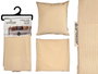 Giftdecor Funda Cojín con Cremallera 60x60 Crudo (Pack de 24)