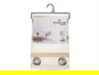 Cortina Visillo Rayas Marron 140x260 cm Giftdecor (Set de 6)