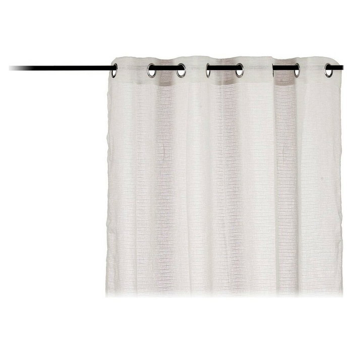 GIFTDECOR Cortina Visillo Blanca 140x260 cm (Pack de 6)