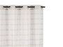 Giftdecor Cortina Visillo Rayas Beige 140x260 cm (Set de 6)