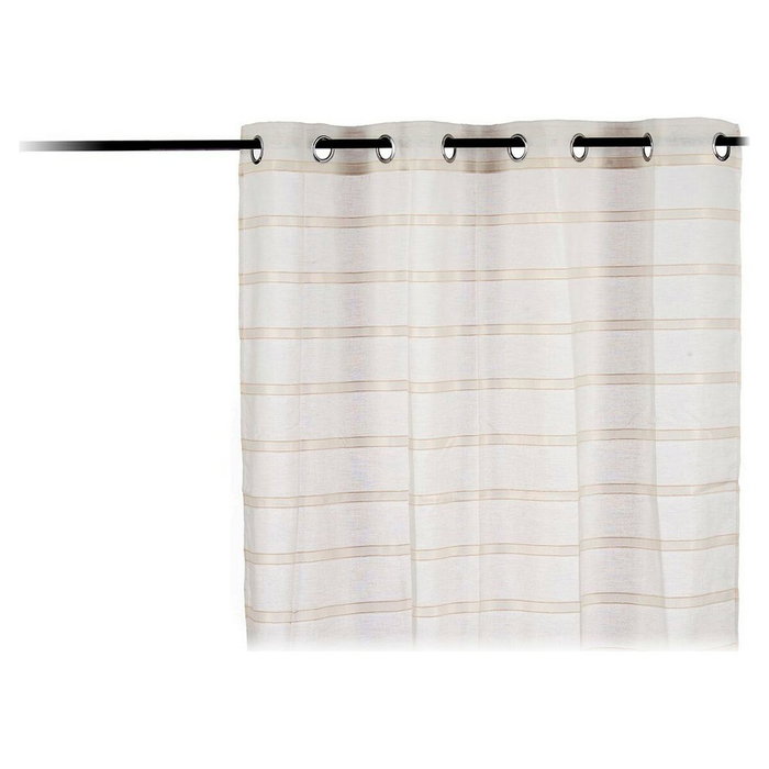 Giftdecor Cortina Visillo Rayas Beige 140x260 cm