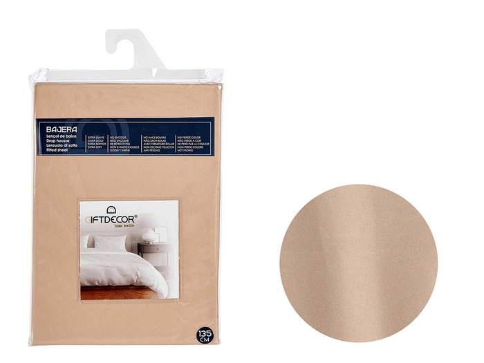 Giftdecor Bajera 135 cm Color Beige 100% Poliéster Extra Suave (Set de 12) Giftdecor Bajera 135 cm Color Beige 100% Poliéster Extra Suave (Set de 12)