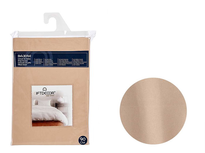 Giftdecor Bajera Ajustable 90 cm Color Beige 20 cm x 3 cm x 30 cm Poliester (Set de 12)