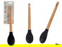 Kinvara Cuchara de Silicona con Mango de Madera de Haya, 30 cm (Set de 48)