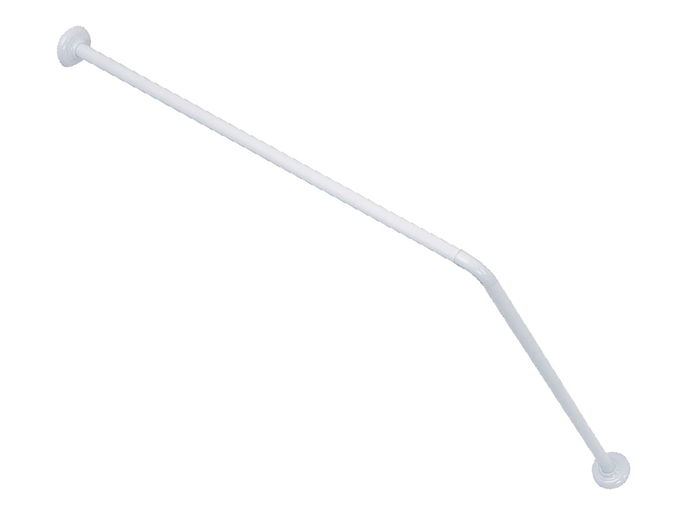 Berilo Barra Cortina Ducha Esquina 80 cm. Dimensiones: 96 x 11 x 5.5 cm (Alto x Largo x Ancho) (Set de 24)