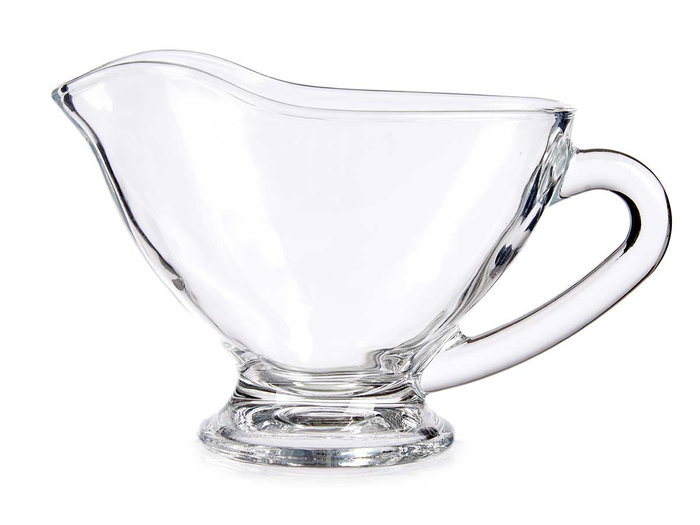 Vivalto Salsera Vidrio Mediana 200 ml Transparente 14.5x9x7 cm (Set de 36)