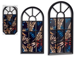 Giftdecor Portafotos Múltiple Ventana Negro 34.5 x 69.5 x 2.5 cm (Set de 6)