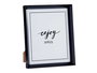 Giftdecor Portafoto Plástico Negro Moldura 20x25 cm con Apoyapie y Gancho para Colgar (Set de 24)