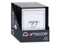 Giftdecor Portafoto Plástico Negro Moldura 20x25 cm con Apoyapie y Gancho para Colgar (Set de 24)