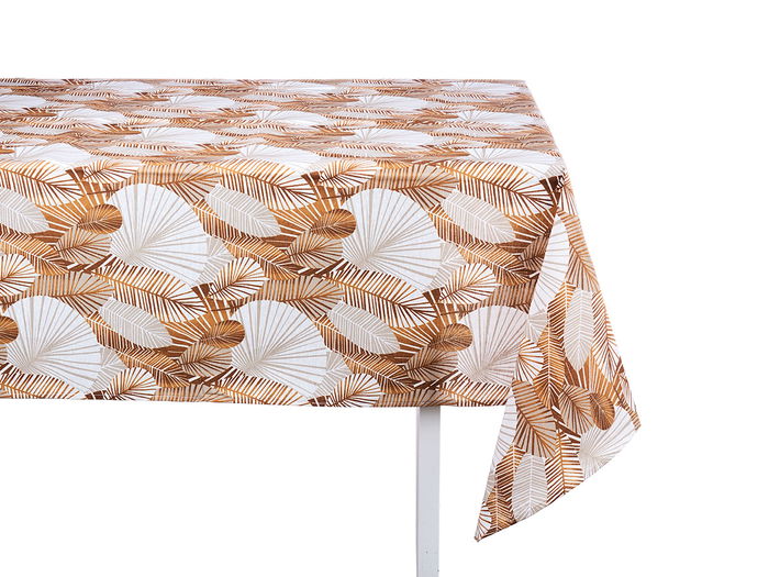 Kinvara Mantel Loneta Antimanchas 140x180 cm Hojas Oro (Set de 10)