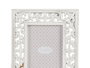 Giftdecor Portafoto Calado Madera Blanco 13x18 cm (Set de 12)