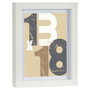 GIFTDECOR Portafoto de Pared con Paspartú 13x18cm Blanco